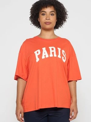 T-shirt z nadrukiem DeFacto