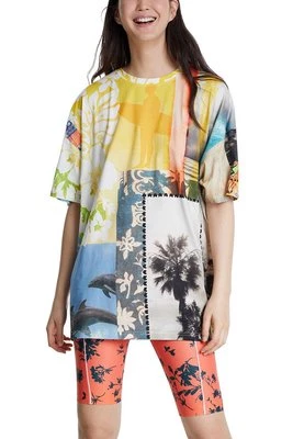 T-shirt z nadrukiem Desigual