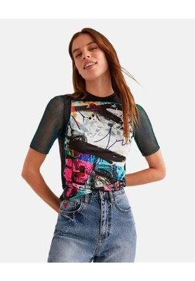 T-shirt z nadrukiem Desigual