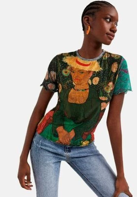 T-shirt z nadrukiem Desigual