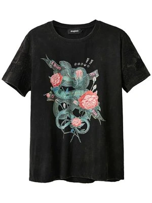 T-shirt z nadrukiem Desigual