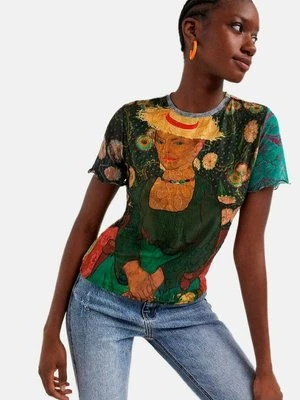 T-shirt z nadrukiem Desigual