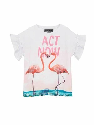 T-shirt z nadrukiem Desigual