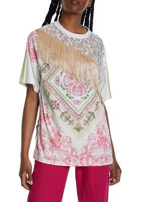 T-shirt z nadrukiem Desigual