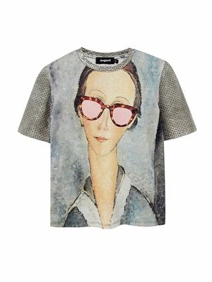 T-shirt z nadrukiem Desigual