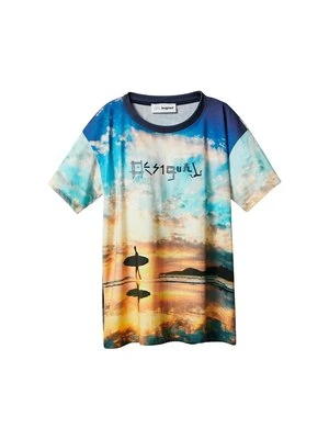 T-shirt z nadrukiem Desigual