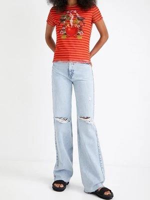 T-shirt z nadrukiem Desigual