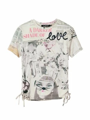 T-shirt z nadrukiem Desigual