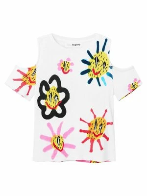 T-shirt z nadrukiem Desigual