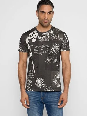 T-shirt z nadrukiem Desigual