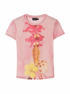 T-shirt z nadrukiem Desigual