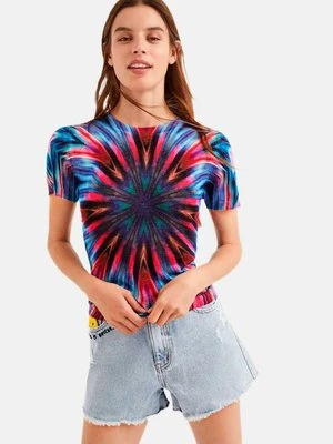 T-shirt z nadrukiem Desigual