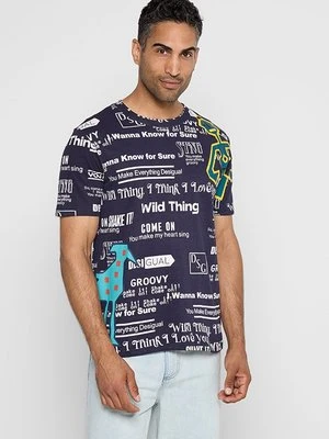 T-shirt z nadrukiem Desigual