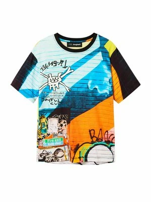 T-shirt z nadrukiem Desigual