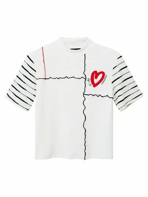 T-shirt z nadrukiem Desigual