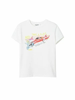 T-shirt z nadrukiem Desigual