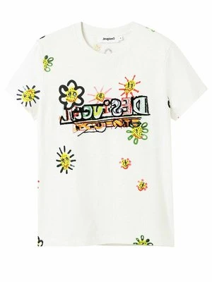 T-shirt z nadrukiem Desigual