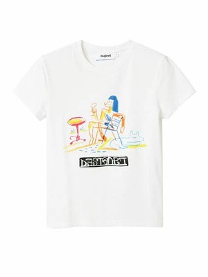 T-shirt z nadrukiem Desigual