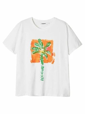 T-shirt z nadrukiem Desigual
