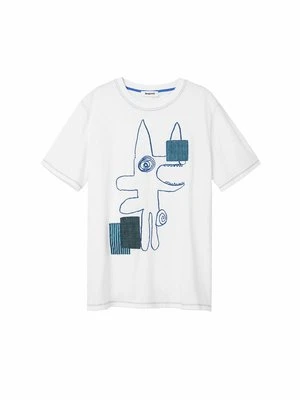 T-shirt z nadrukiem Desigual