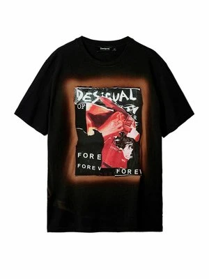 T-shirt z nadrukiem Desigual