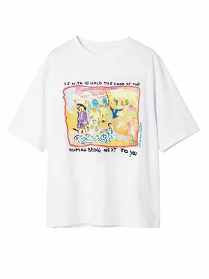 T-shirt z nadrukiem Desigual