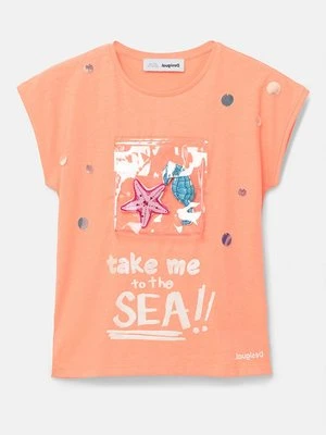 T-shirt z nadrukiem Desigual