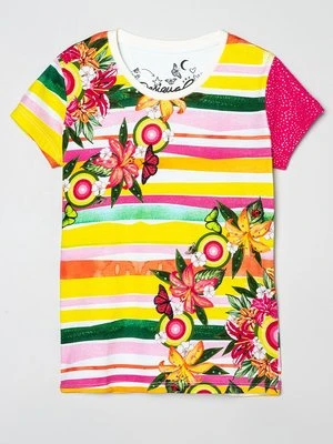 T-shirt z nadrukiem Desigual