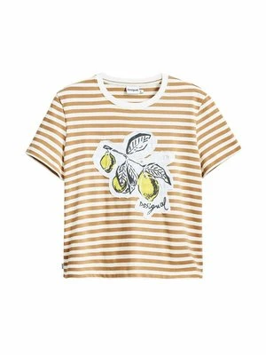 Zdjęcie produktu T-shirt z nadrukiem Desigual biały