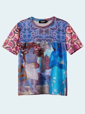T-shirt z nadrukiem Desigual
