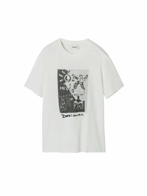 T-shirt z nadrukiem Desigual