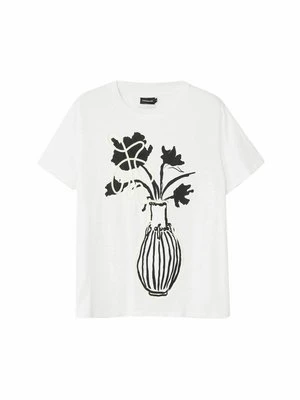 T-shirt z nadrukiem Desigual
