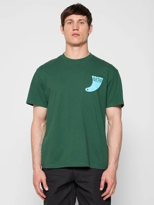 T-shirt z nadrukiem Deus Ex Machina zielony