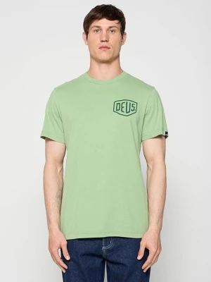 T-shirt z nadrukiem Deus Ex Machina zielony