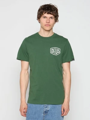 T-shirt z nadrukiem Deus Ex Machina zielony