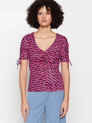 T-shirt z nadrukiem Diane von Furstenberg