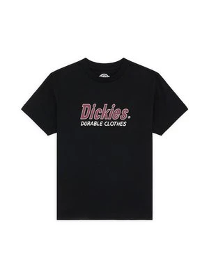 T-shirt z nadrukiem Dickies czarny
