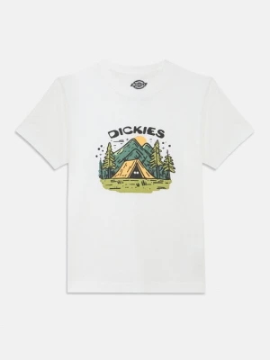 T-shirt z nadrukiem Dickies biały