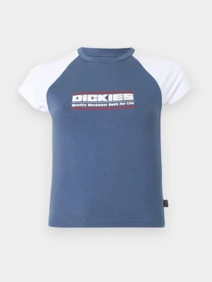 T-shirt z nadrukiem Dickies granatowy
