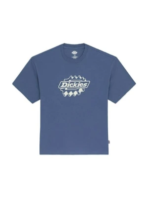 T-shirt z nadrukiem Dickies granatowy