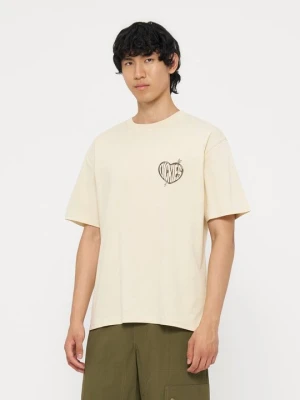 T-shirt z nadrukiem Dickies mleczny
