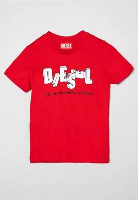 T-shirt z nadrukiem Diesel