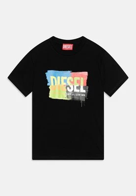 T-shirt z nadrukiem Diesel