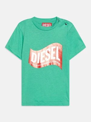 T-shirt z nadrukiem Diesel