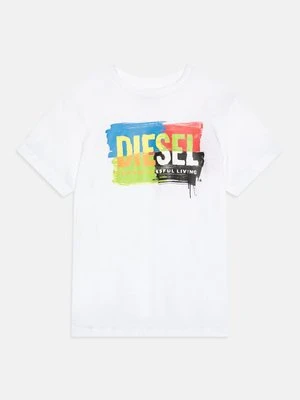 T-shirt z nadrukiem Diesel