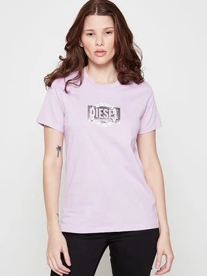 T-shirt z nadrukiem Diesel