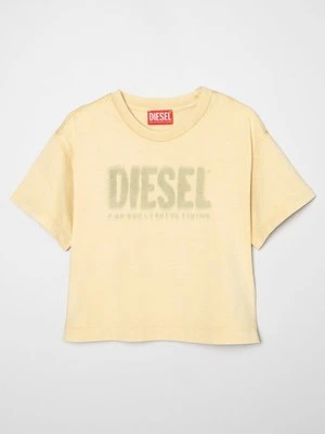 T-shirt z nadrukiem Diesel