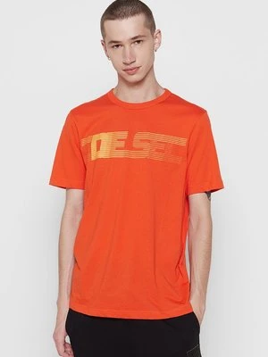 T-shirt z nadrukiem Diesel