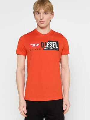 T-shirt z nadrukiem Diesel