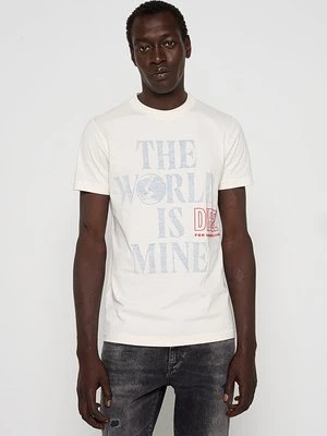 T-shirt z nadrukiem Diesel